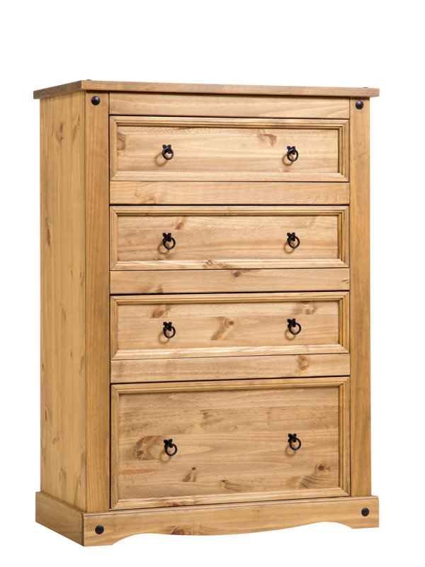 Home & Haus Classic Corona 4 Drawer Chest of Drawers & Reviews